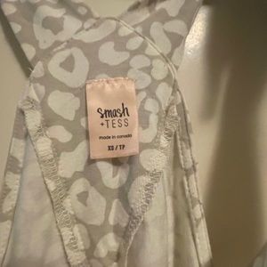 Brunch Time Romperall Ivory Lola Leopard - XS - Smash and Tess